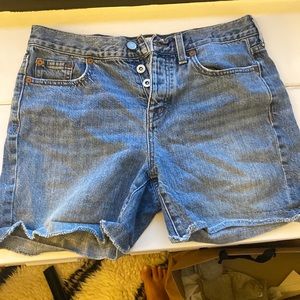 Madewell cutoff denim shorts